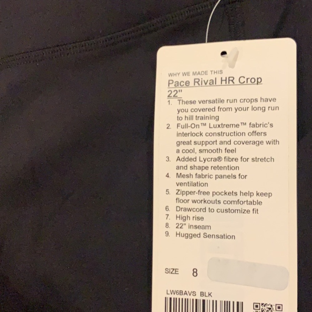 Size 8 lululemon leggings